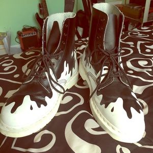 Dr Martens Pascal Paint Splatter Boots